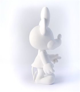 Minnie Blanc Artoy 25cm Vinyle Leblon Delienne DISAT25MIBC
