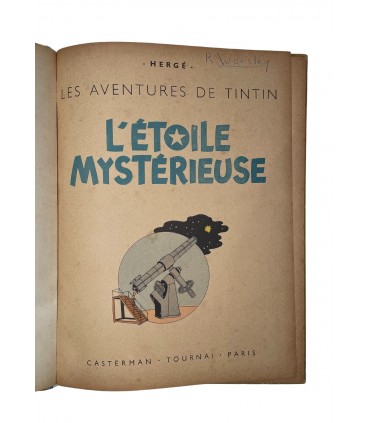 L'Étoile Mystérieuse. Édition en couleurs - 1946.