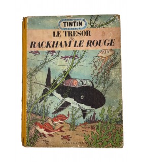 Le Trésor de Rackham le Rouge. Édition en couleurs - 1952.