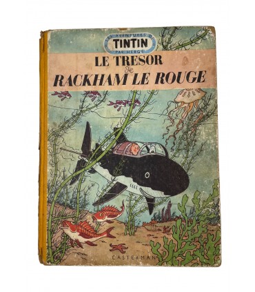 Le Trésor de Rackham le Rouge. Édition en couleurs - 1952.