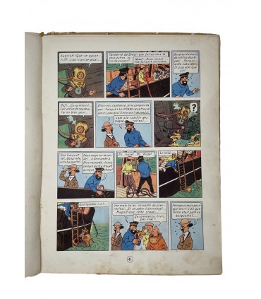 Le Trésor de Rackham le Rouge. Édition en couleurs - 1952.