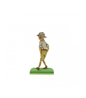 Figurine en métal de collection Tintin au Congo