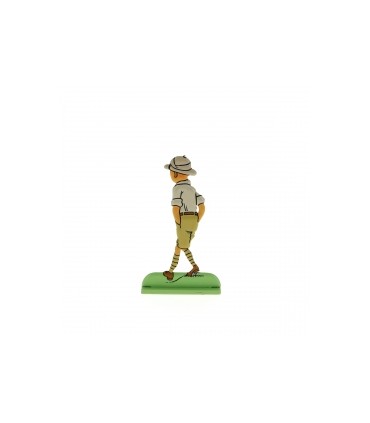 Figurine en métal de collection Tintin au Congo