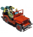 La Jeep Rouge - Tintin au Pays de l'Or Noir