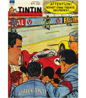 Poster de couverture Jean Graton dans le Journal de Tintin N°20