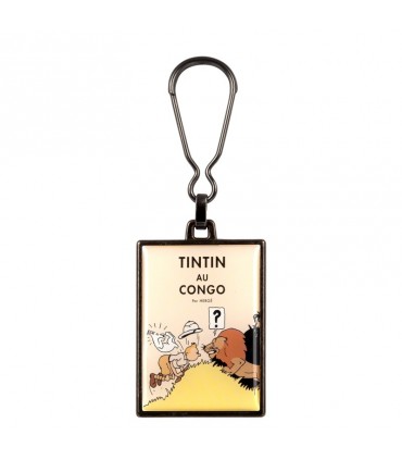 Porte-clés - Tintin au Congo (colorisé)