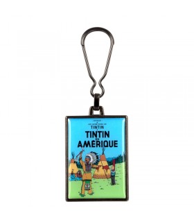 Porte-clés - Tintin en Amérique (colorisé)