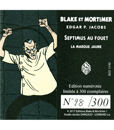 Septimus au fouet Blake&Mortimer Jacobs Pixi 5190