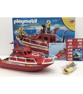 Playmobil Sauveteur Bateau - Complet