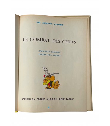 Le combat des Chefs. Deuxième édition - 1966.