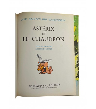 Astérix et le chaudron. Deuxième édition - 1969.