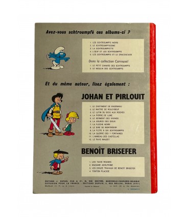 Les Schtroumpfs et le Cracoucass. Un Schtroumpf pas comme les autres. Édition originale - 1969.