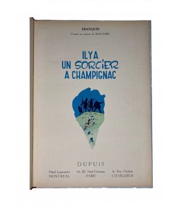 Il y a un sorcier à Champignac. Édition originale belge - 1951.