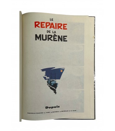 Le repaire de la murène. Deuxième édition - 1962.