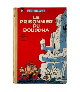 Le prisonnier du Bouddha. Édition originale - 1960. Dessin original.