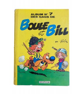 Album n°7 des gags de Boule et Bill. Deuxième édition - 1971.