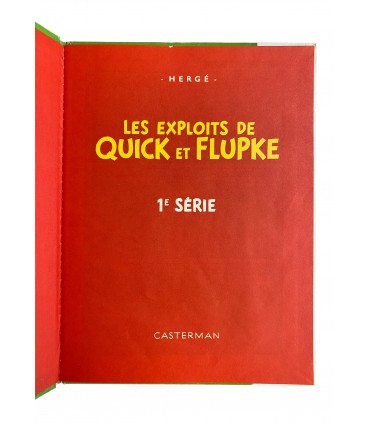 Les exploits de Quick et Flupke. 1e série. Édition en couleurs - (1969).