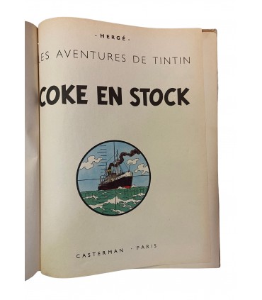 Coke en Stock. Édition originale française - 1958.