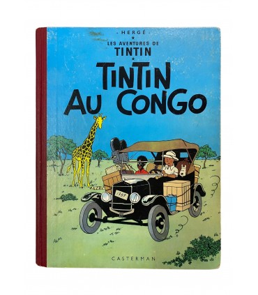 Tintin au Congo. Édition en couleurs - 1960.