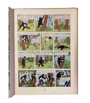 Tintin au Congo. Édition en couleurs - 1960.