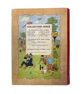 Tintin en Amérique. Édition en couleurs - 1952.