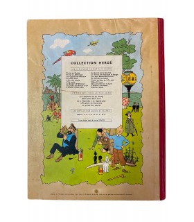 Tintin en Amérique. Édition en couleurs - 1960.