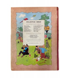 Les Cigares du Pharaon. Édition en couleurs - 1962.