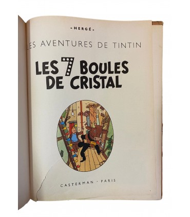 Les 7 Boules de cristal. Édition en couleurs - 1957.