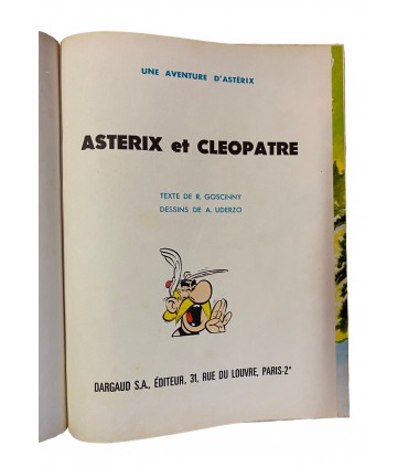 Astérix et Cléopâtre. Deuxième édition - 1965.