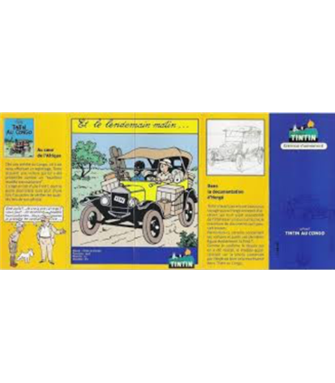 La Ford T de Tintin au Congo Atlas En voiture tintin 3