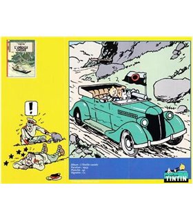 La Mitrailleuse - L'Oreille Cassée Atlas En voiture tintin 8