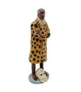 Gita Déguisée en Açoka et le Babouin