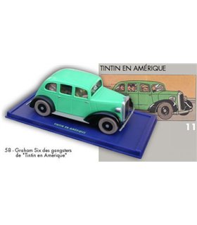 La Voiture des gangsters de Tintin en Amérique 58 Atlas Hergé En Voiture Tintin
