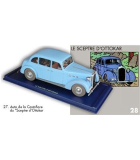 La voiture de Bianca Castafiore du Sceptre d'Ottokar 27 Atlas En Voiture Tintin