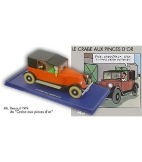 Le Taxi rouge du Crabe aux pinces d'or. 46 Atlas Hergé En Voiture Tintin