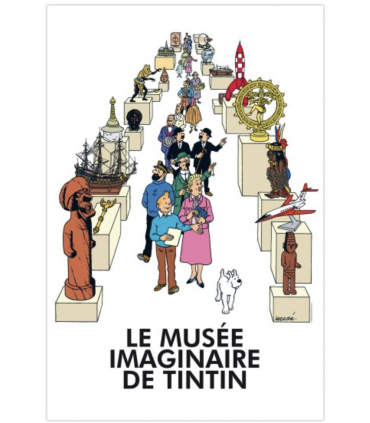 Poster Le Musée Imaginaire de Tintin