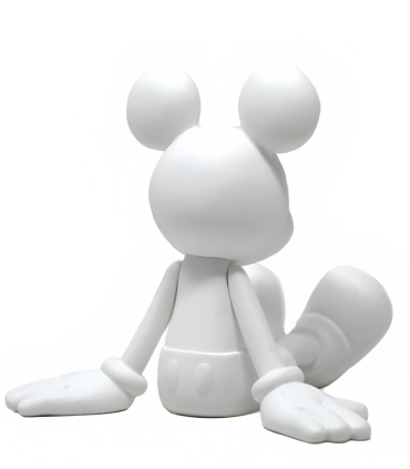 Sitting Mickey Blanc Mat - Marcel Wanders