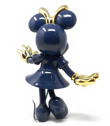 Minnie Welcome Bleu & Or
