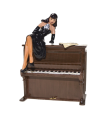 La Pin'Up sur le Piano