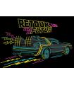 Retour Vers Le Futur Puzzle Delorean Neon Francais 1000Pcs