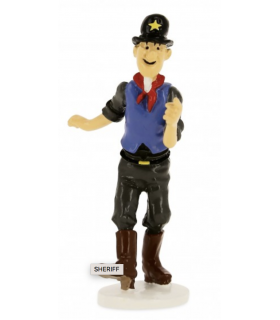 Figurine Tintin: Sheriff Carte de voeux 1972