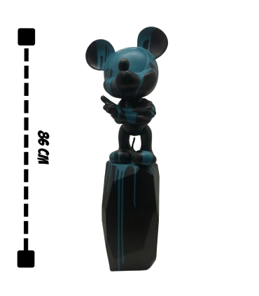 Mickey Flow Par Arik Levy Noir & Turquoise