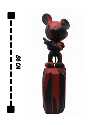 Mickey Flow Par Arik Levy Noir & Rouge