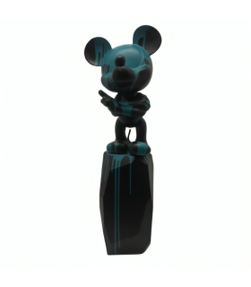 Mickey Flow Medium Arik Levy Noir & Turquoise