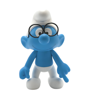 Schtroumpf à Lunettes Polychrome - Artoyz