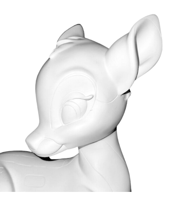 Bambi Blanc Mat - Statuette