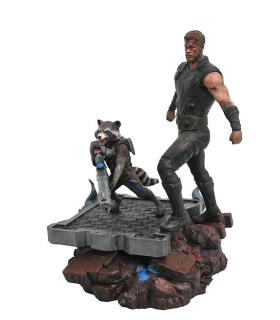 Thor Et Rocket Figurine Marvel Avengers Infinity War Premier Gallery