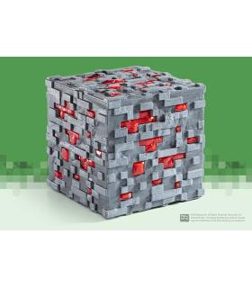 Minerai de Redstone lumineux Réplique collector - Minecraft
