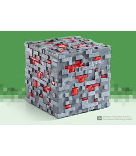 Minerai de Redstone lumineux Réplique collector - Minecraft