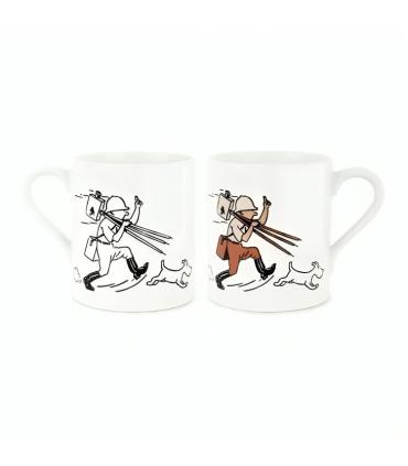 Mug Tintin au Congo N&B/Colorisé